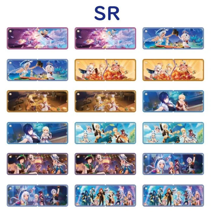 Genshin Impact Trading Card Glowing Travelogue Card Series Vol.1 - 1 Booster